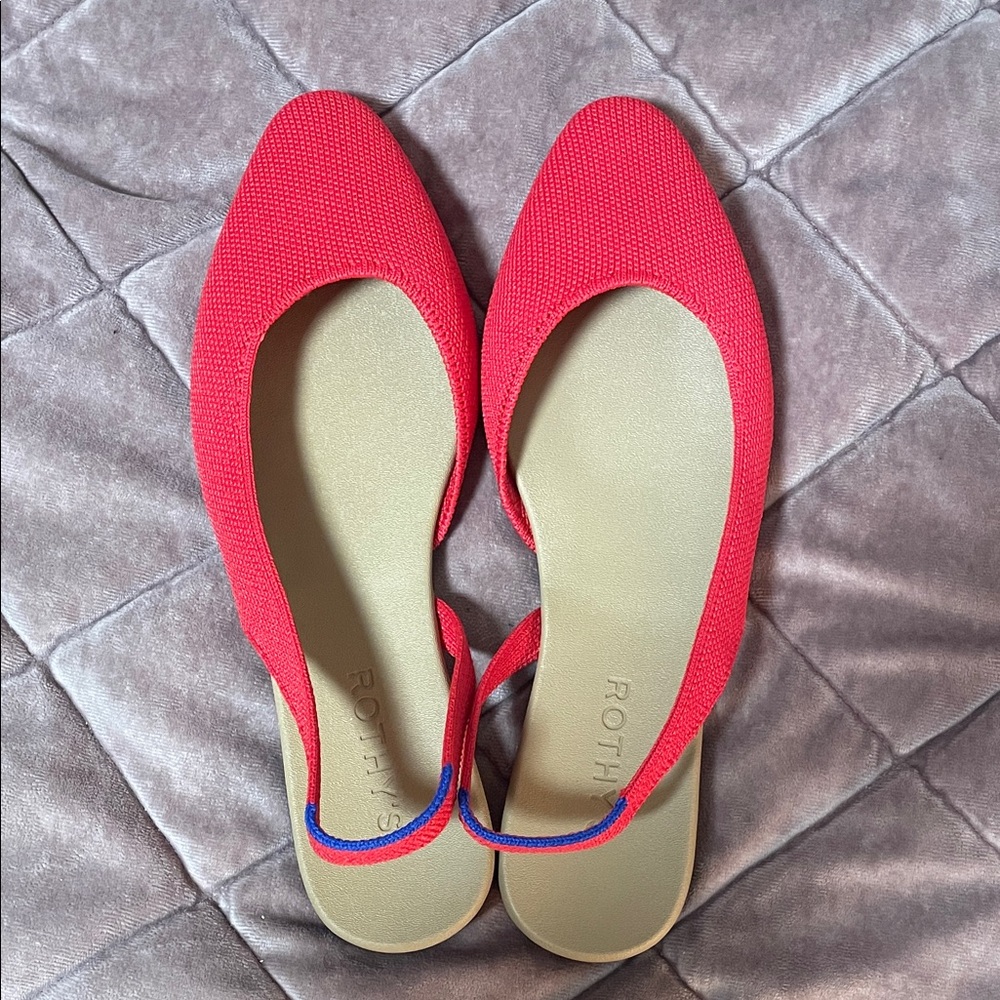 Rothy's Women's Bright Red Flats